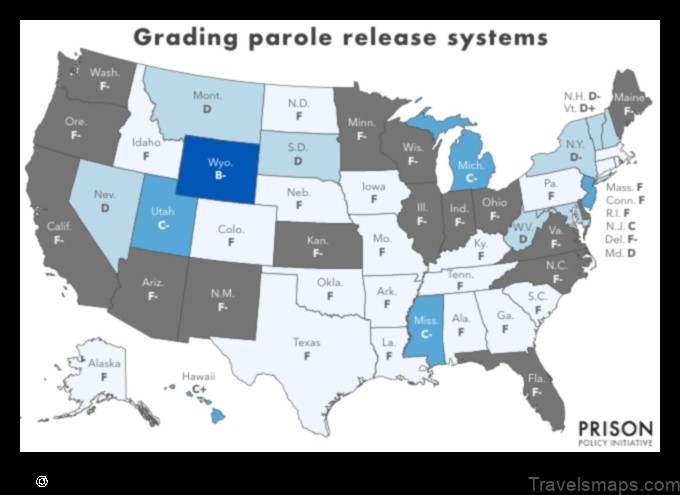 Map of Parole United States