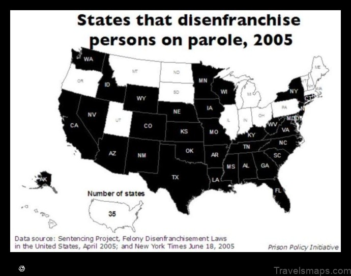 Map of Parole United States