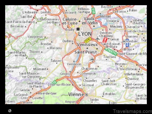 Map of Irigny France