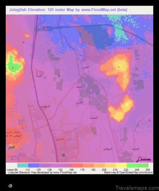 Map of Julayjilah Saudi Arabia