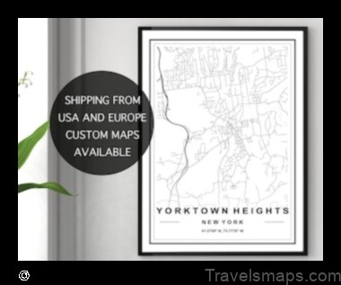 Map of Yorktown Heights United States