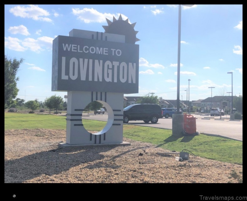 Map of Lovington United States