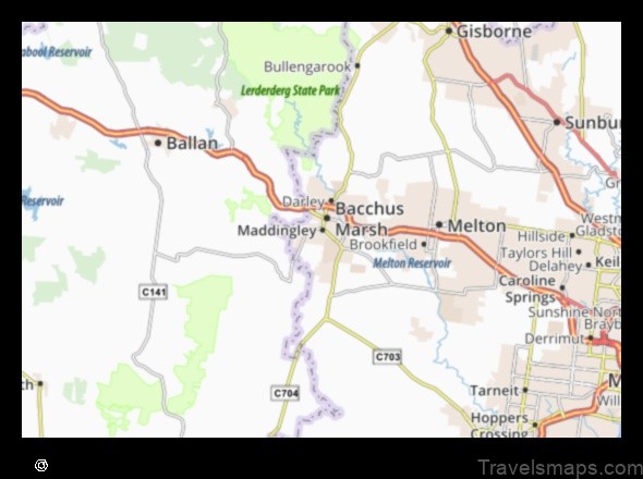 Map of Maddingley Australia