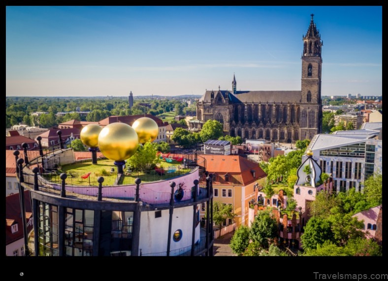 Map of Magdeburg Germany