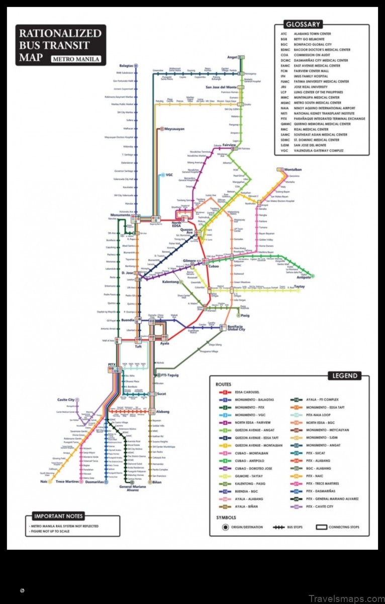 Map of Busing Philippines