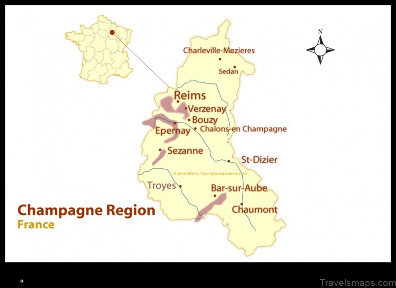 Map of Champignelles France