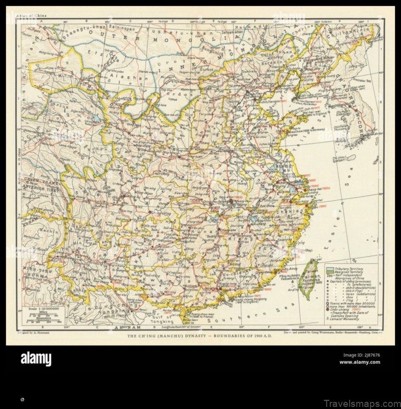 Map of Dongling China