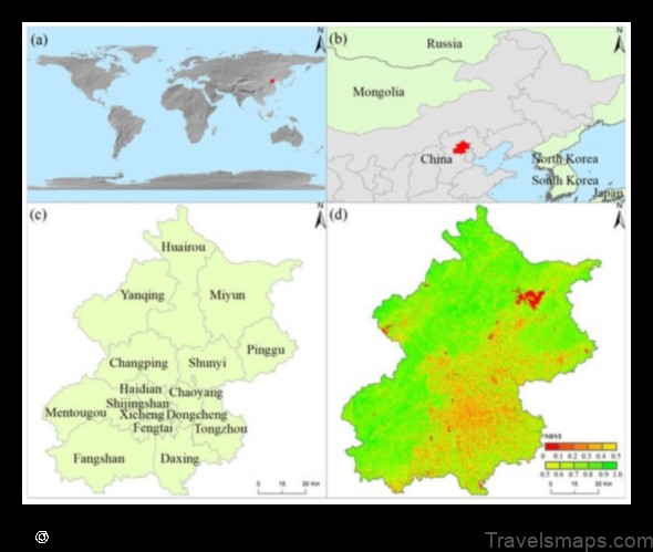 Map of Dongling China