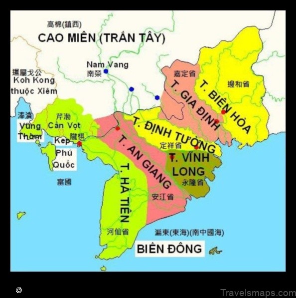 Map of Dongling China