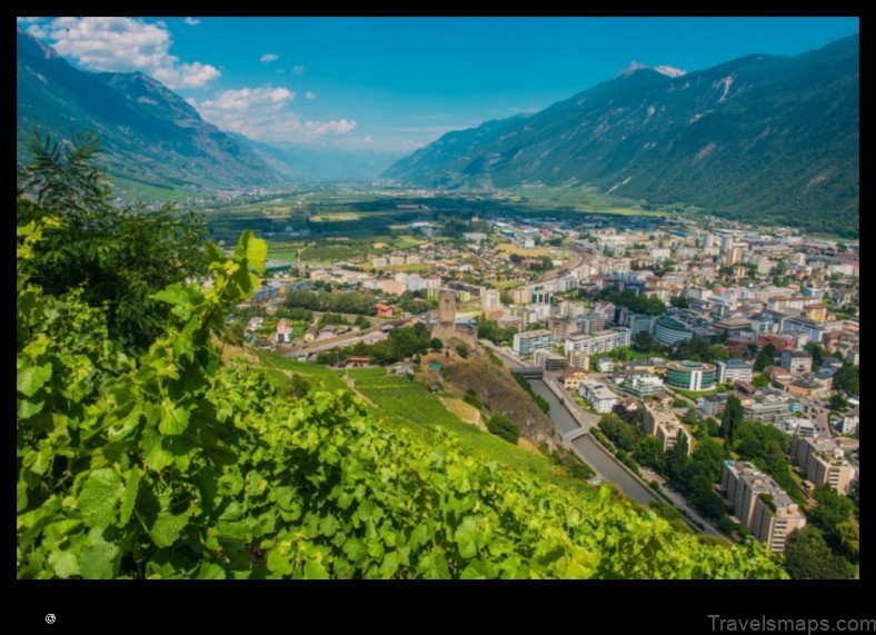 Map of Martigny-Ville Switzerland