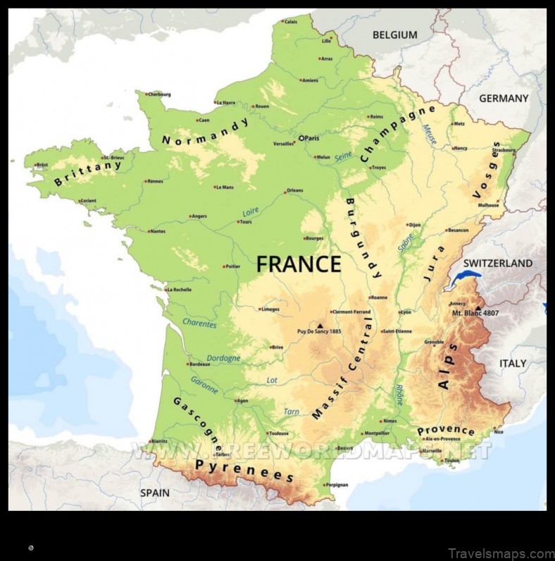 Map of Mont France