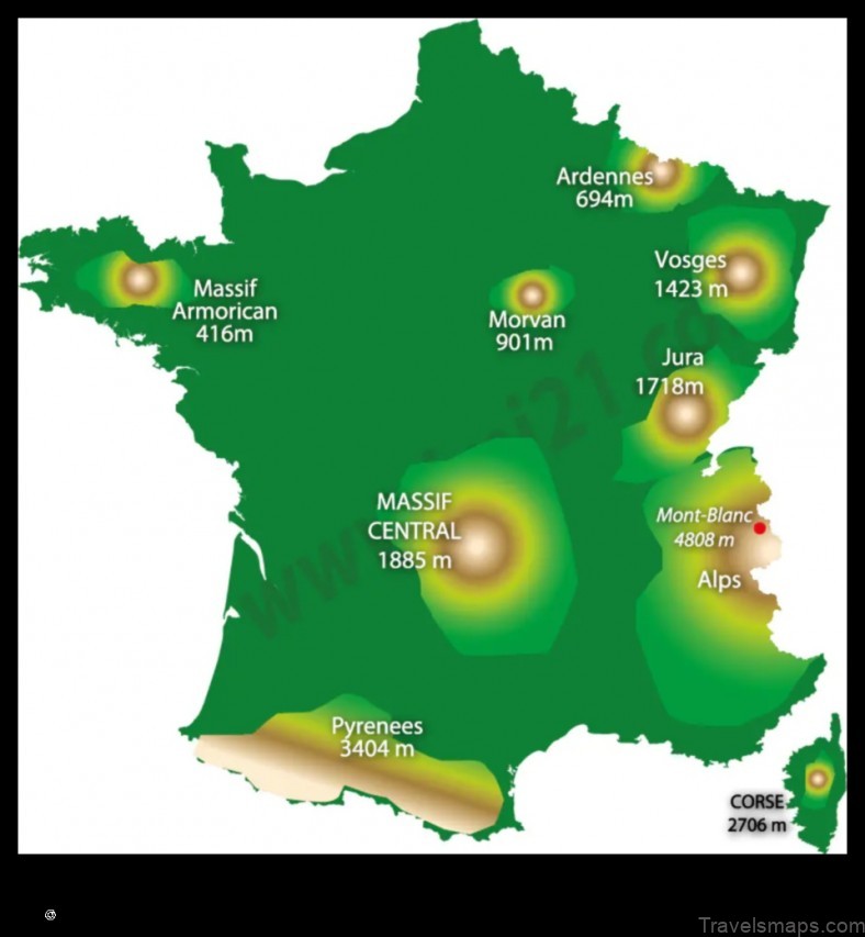 Map of Mont France