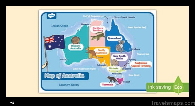 Map of Page Australia