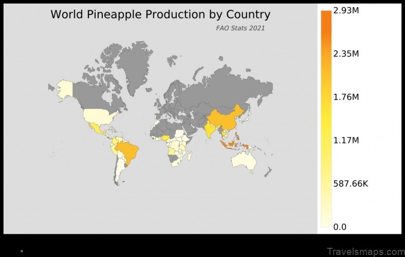 Map of Piña Philippines