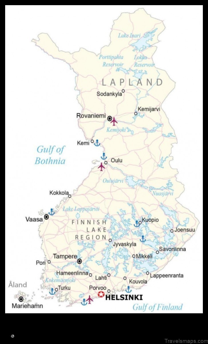 Map of Pohja Finland