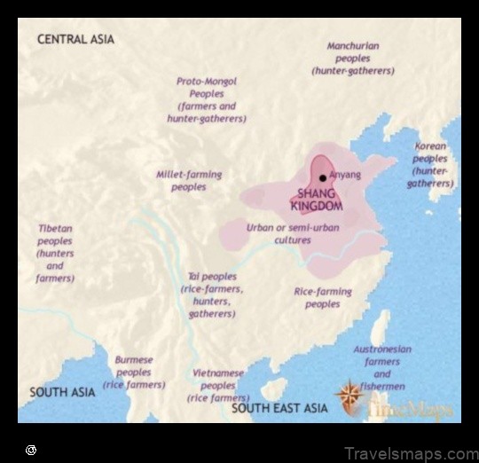 Map of Qilidian China