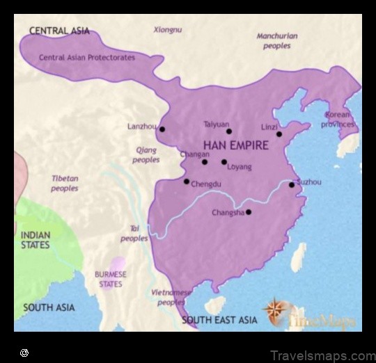 Map of Qilidian China