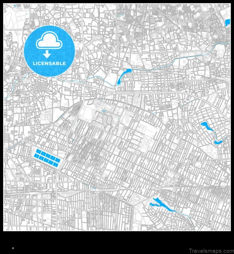 Map of Musashino Japan