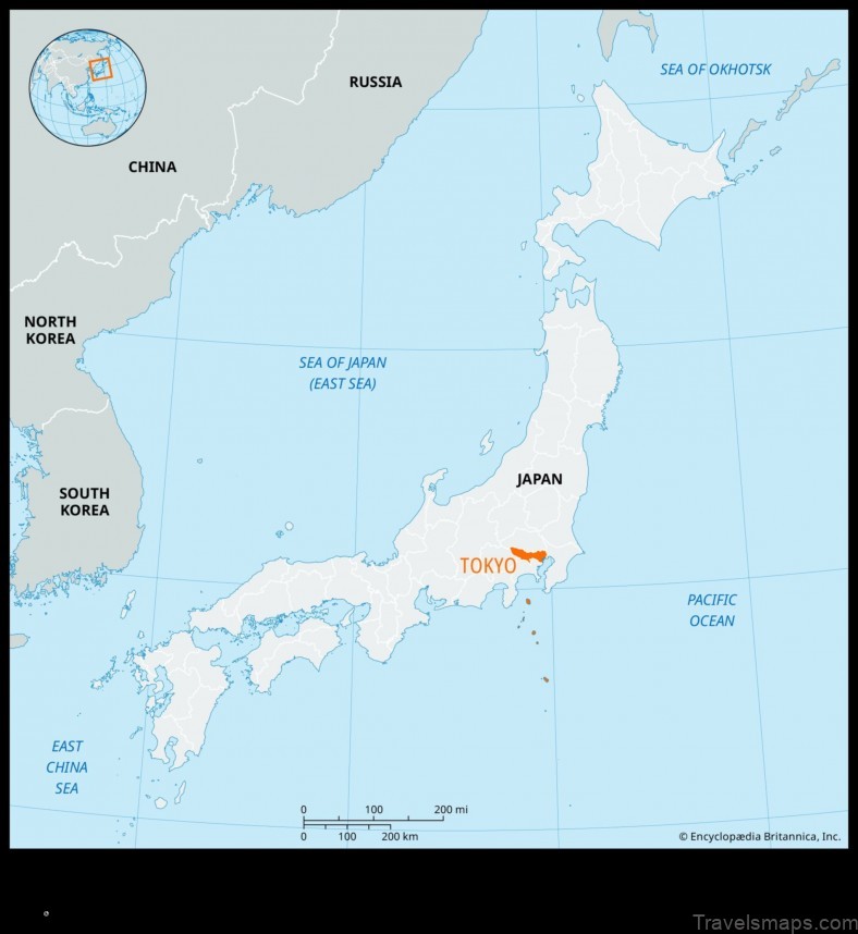 Map of Musashino Japan