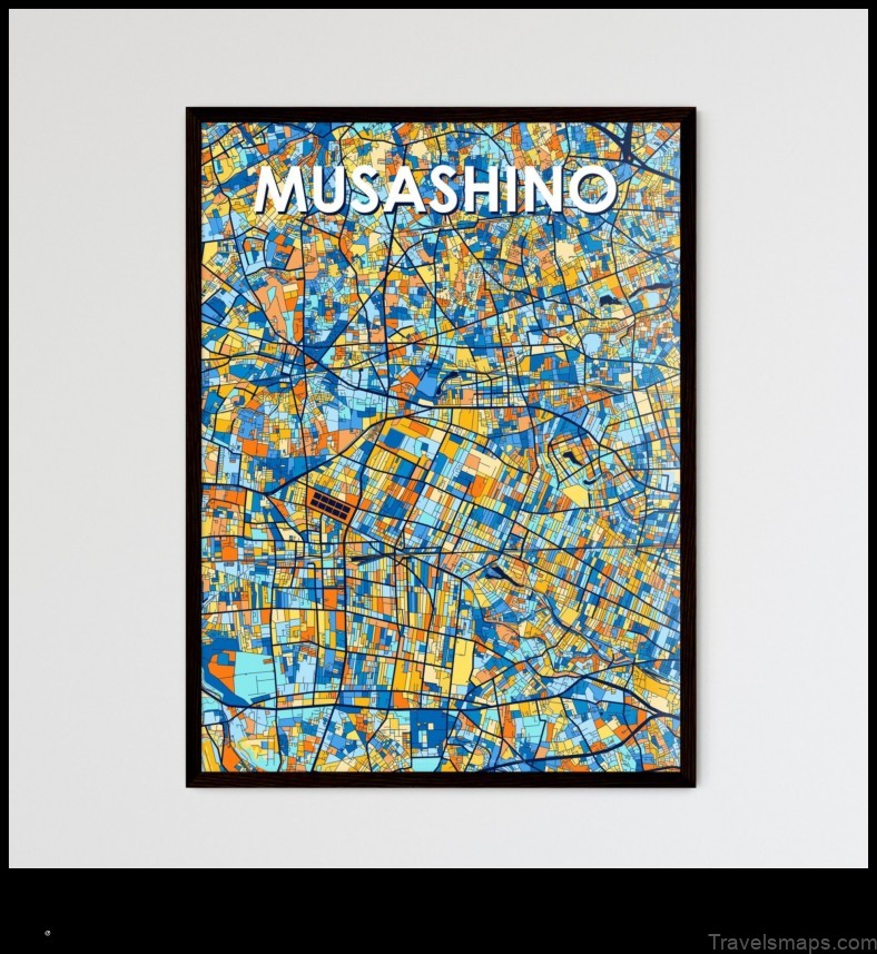 Map of Musashino Japan