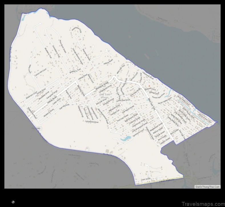 Map of Oak Trail Shores United States