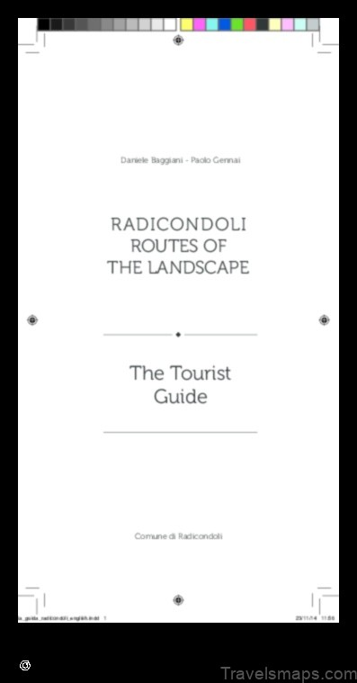 Map of Radicondoli Italy