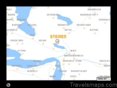 Map of Steinen Switzerland