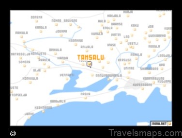 Map of Tamsalu Estonia