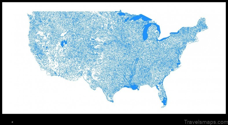 Map of Twin Lakes United States