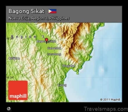 Map of Bagong Sikat Philippines