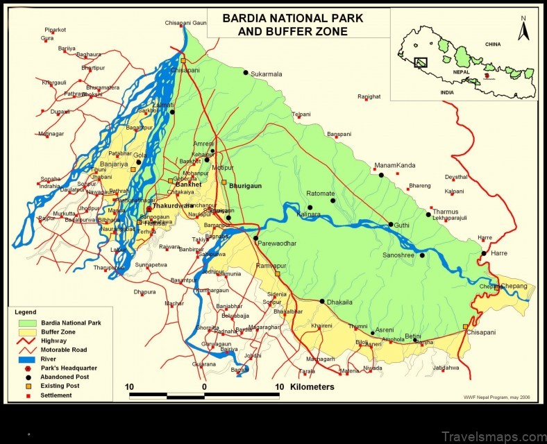 Map of Bardia Australia