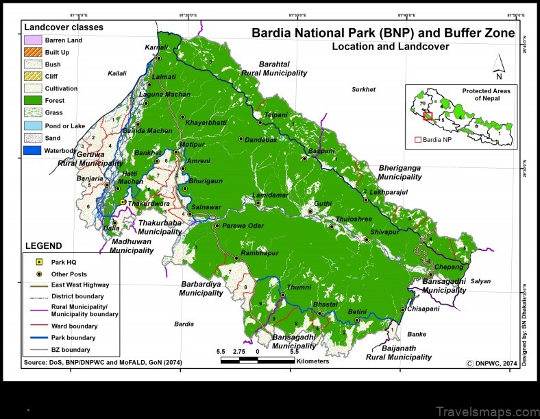 Map of Bardia Australia