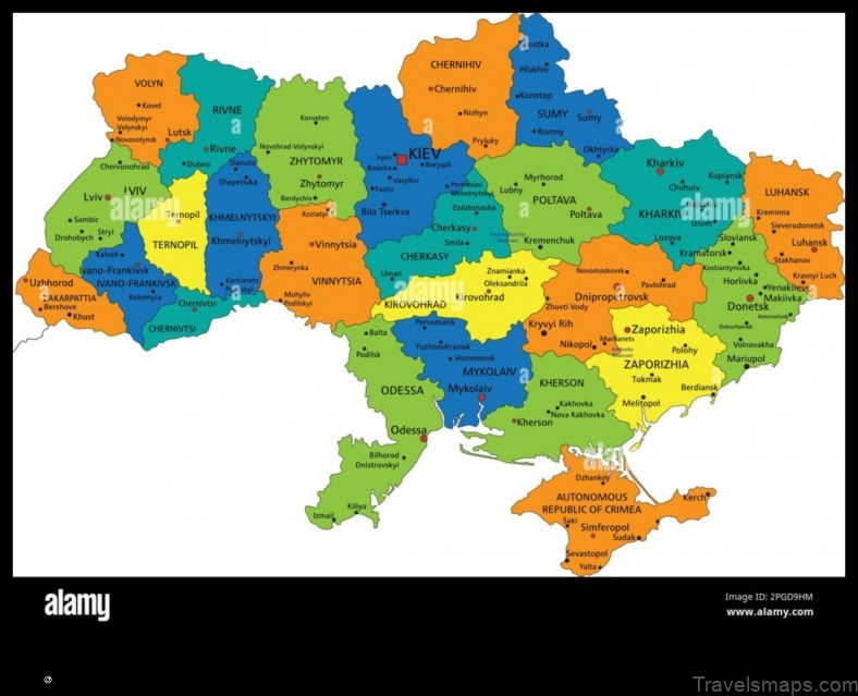 Map of Serednye Ukraine