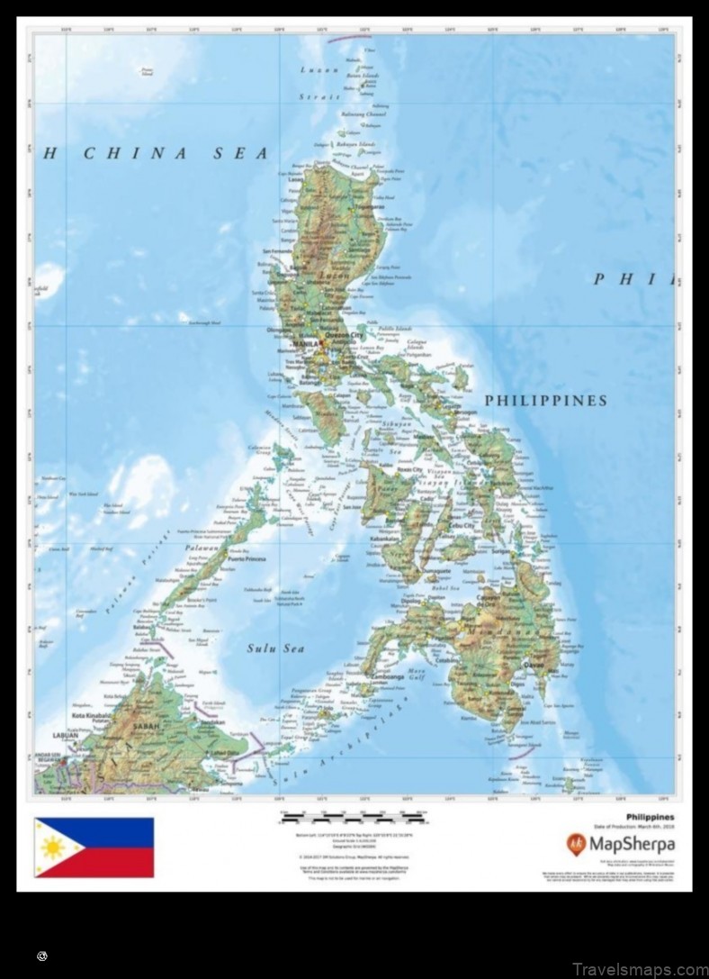 Map of Tapia Philippines