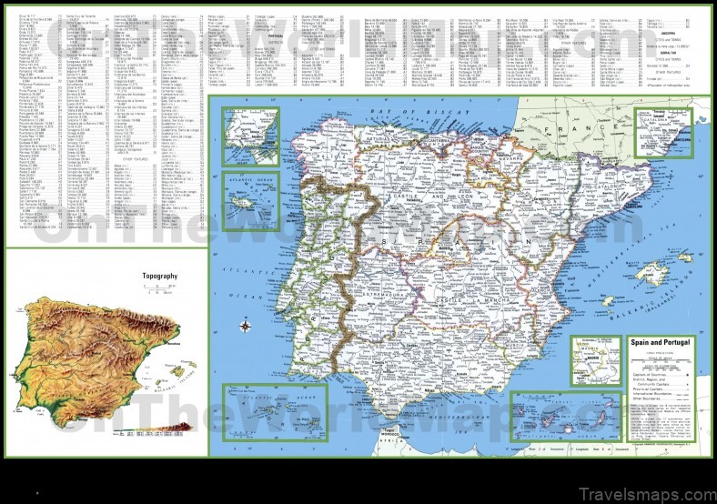 Map of Villafrechós Spain