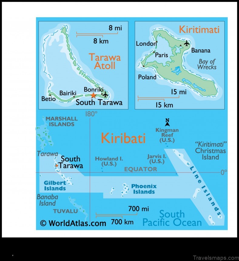 Map of London Village Kiribati