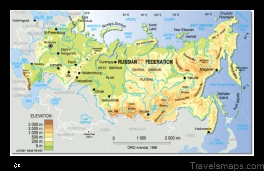 Map of Tpig Russian Federation