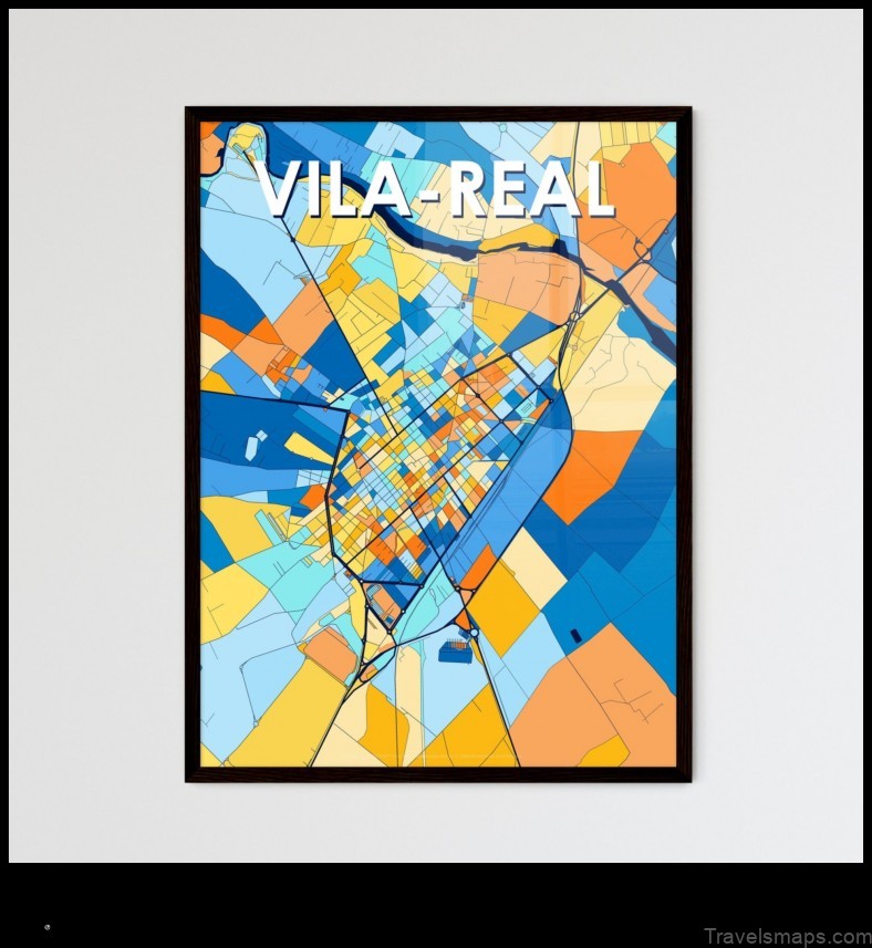 Map of Vila-real Spain