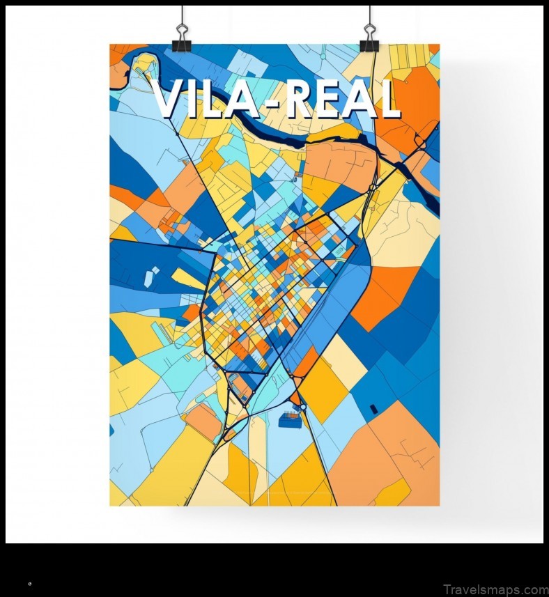 Map of Vila-real Spain