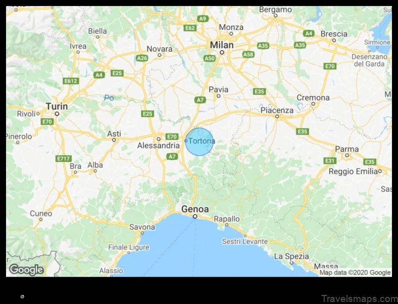 Map of Volpedo Italy