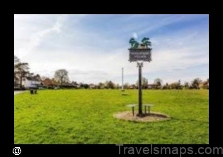 Map of Wood Street Village United Kingdom