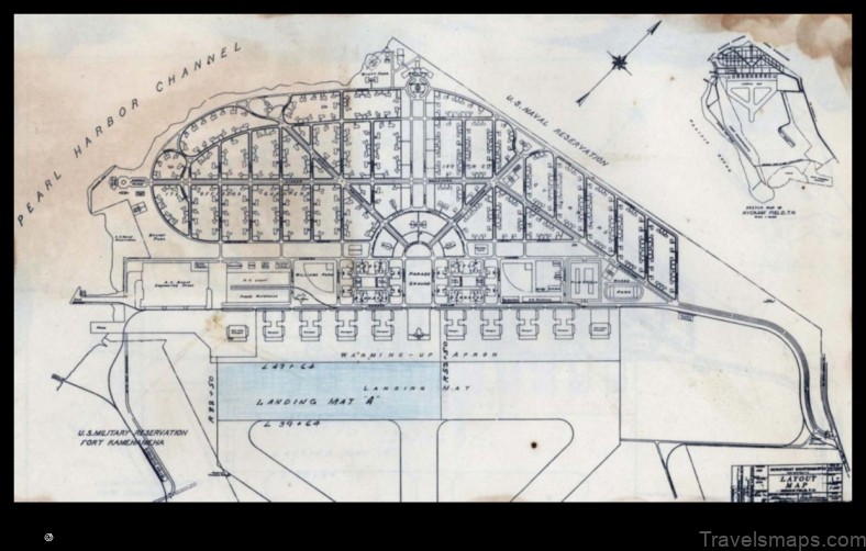 Map of Hickam Field United States