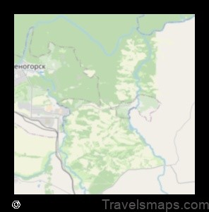 Map of Zelenogorsk Russian Federation