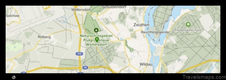 Map of Zeuthen Germany