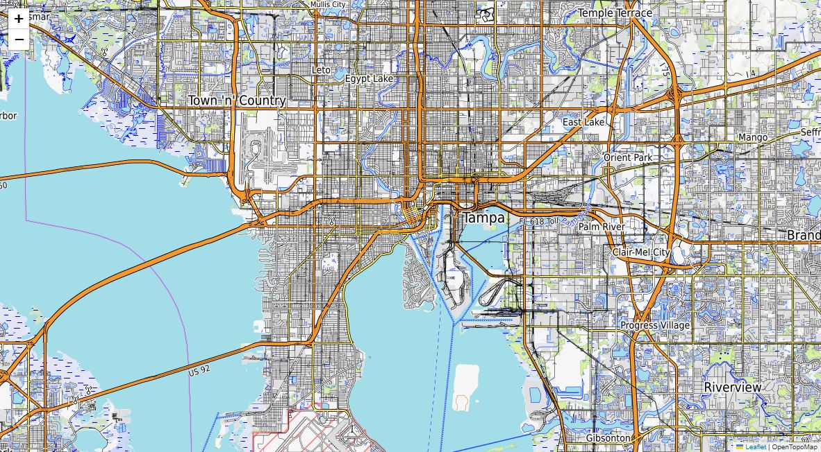 Sun Kissed Shores & Urban Wonders: Your Ultimate Tampa 2026 Travel Guide & Maps Physical Map
